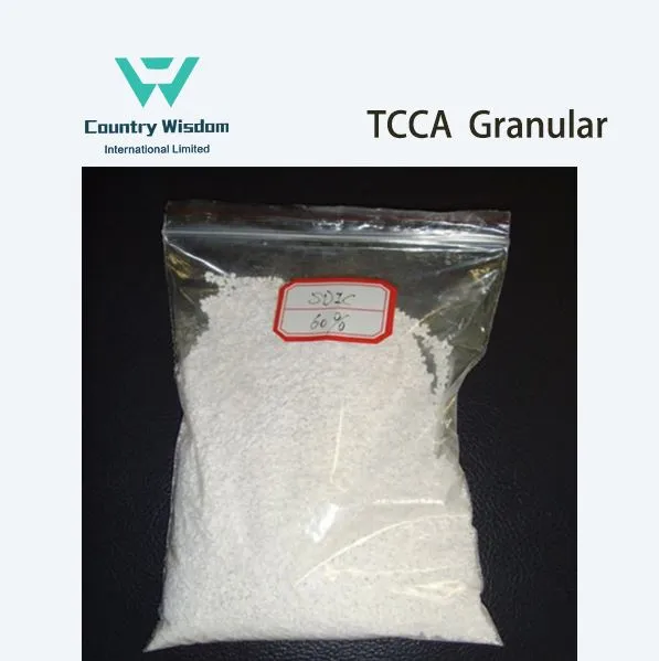 スイミング プールの消毒粒状塩素タブレット 90% TCCA トリクロロイソシアヌル酸